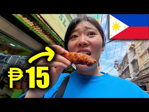 Best Filipino Street Food in Quiapo Market? (Palabok, Magic Water, Siopao,)