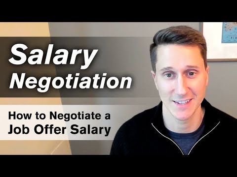 Salary Negotiation | How to Negotiate a Job Offer Salary