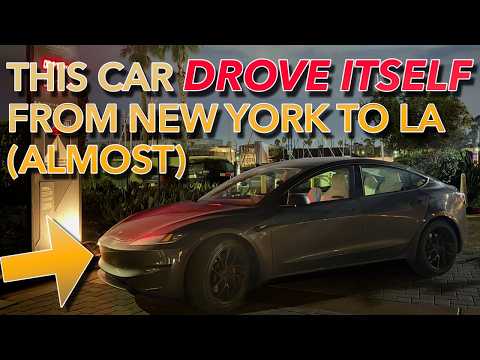 Tesla FSD: NYC to LA with just 6 MINUTES of human driving