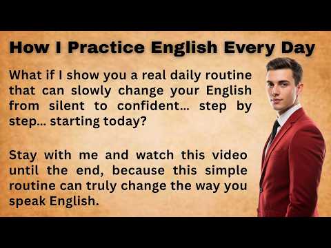 How I Practice English Every Day (My Real Daily Routine Revealed