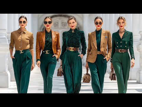 CHANEL Fall/Winter 2026: Emerald Green & Warm Camel | Timeless Parisian Luxury & Elegant Style