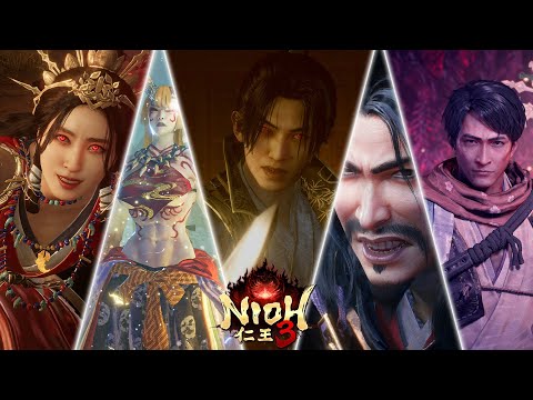 Nioh 3 - All Boss Fights & Ending (JP Dub) SPOILERS Ahead