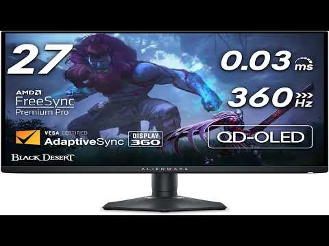 Alienware AW2725DF OLED Gaming Monitor Review | 26.7-inch Quantom-Dot WQHD 360Hz 0.03Ms Display