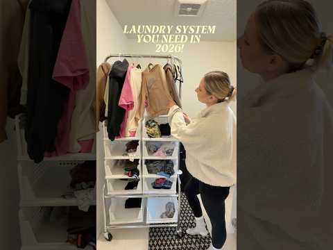 The Laundry System Hack YOU NEED To Try Going Into 2026!! #laundryhack