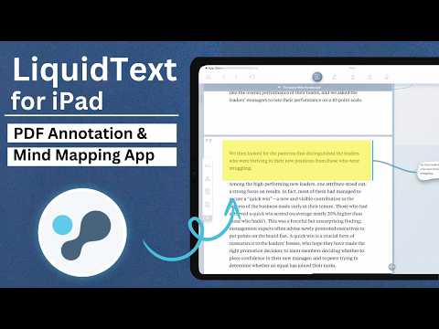 LiquidText : Best PDF Annotation & Mind Mapping App for iPad (2024 Review)