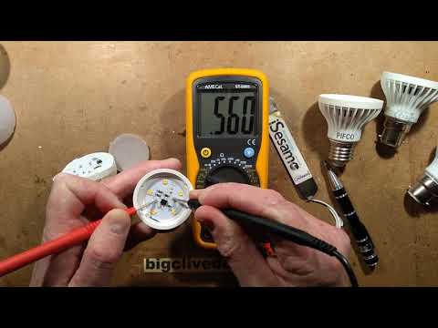 Poundland Pifco Penny-Pinching LED lamp.  (Hack and schematic.)