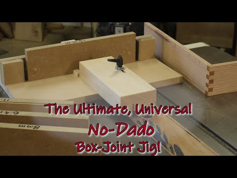 Perfect tablesaw box joints, any size, NO DADO! Easy to make and NOW WITH PLANS!