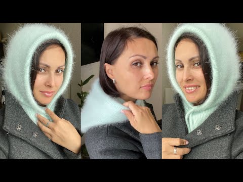 Knitted wool hood designed for all sizes