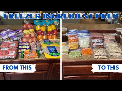 Prepping Freezer Staples | Homemade Broth, Portioning Meat & Veggies