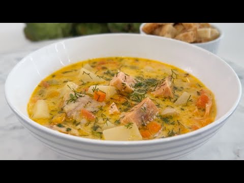 Never have I ever eaten such a delicious fish soup❗Easy and Healthy 30 MIN fish soup!