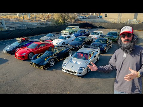 My $17,000,000 Car Collection - FULL COLLECTION TOUR - F40, VALKYRIE, LFA + MORE!