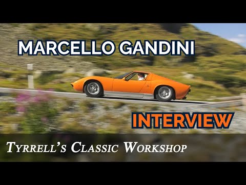 Marcello Gandini Talks Italian Job Miura: interviewing a true Legend | Tyrrell's Classic Workshop