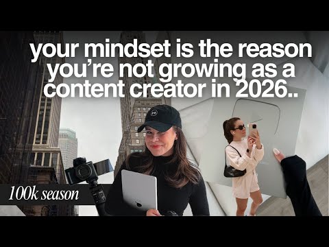 You're hitting 100k on social media in 2026...but your mindset is keeping you broke with 0 followers