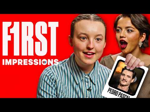 Bella Ramsey & Isabela Merced Impersonate Pedro Pascal, Clickers & Nick Offerman | First Impressions