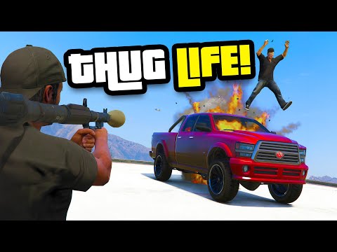 BEHIND THE SCENES OF GTA 5 THUG LIFE!