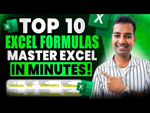 Top 10 Excel Formulas You Must Learn in 2026 | Master Excel in Just 10 Minutes | Excel Tutorial