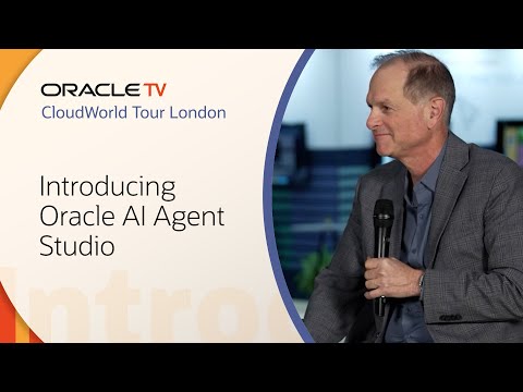 Chris Leone on the New AI Agent Studio: Oracle TV CloudWorld Tour London 2025