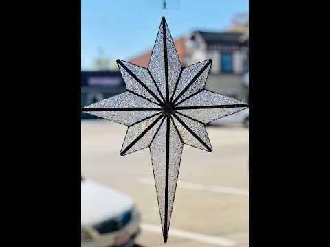 Stained Glass 3D Christmas Star