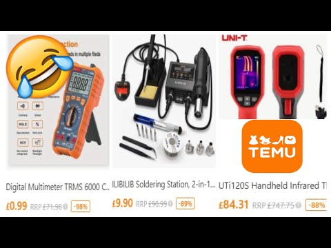 Buying tools from TEMU ? Let's TEST them! Multimeter, Soldering station, Thermal camera
