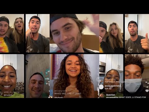 Outer Banks Cast Full Instagram Live 7/8/21 [POGUE PARTY PART 1]
