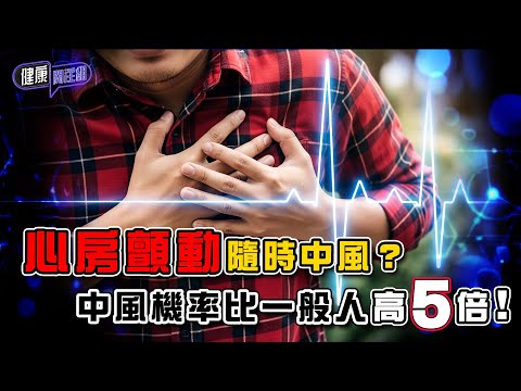 心房顫動隨時中風？中風機率比一般人高5倍！ ｜ 健康關注組 ｜ EP449 ｜ 心房顫動 ｜ 中風 ｜ 高血壓 ｜ 敖嘉年 ｜ 朱智賢 ｜ HOY TV 77台
