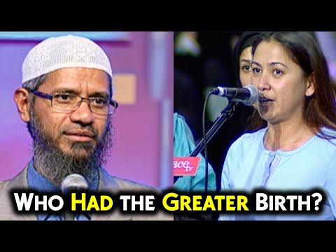 Jesus vs Muhammad (SAW) : Who Had the Greater Birth? | Christian Girl vs Dr Zakir Naik