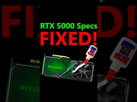 FIXING RTX 5070 & RTX 5060 Ti Specs for NVIDIA!