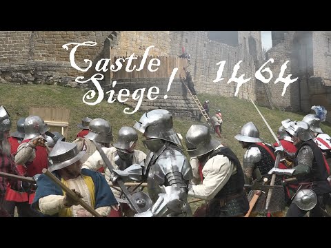 A Castle Siege in 1464 recreated
