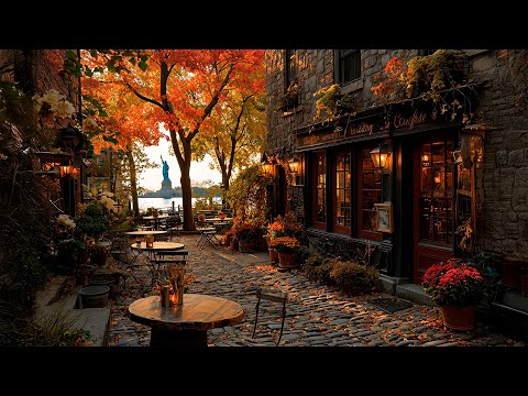 ☕ Cozy New York Coffeehouse | Autumn Piano Jazz Ambience Playlist