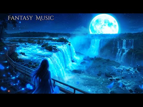 A Serene Fantasy Ambient | The Silent Waterfall at the Map's Edge
