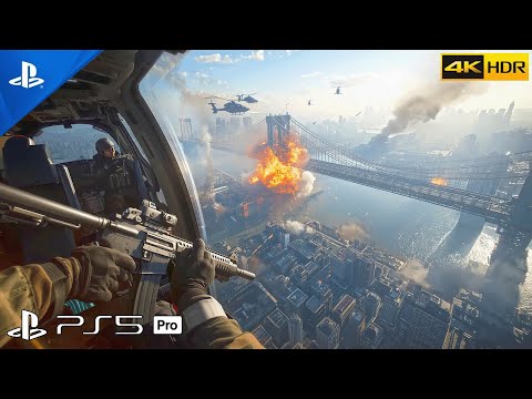 (PS5) Battlefield 6 NYC Under Attack Mission | Ultra Realistic Graphics Gameplay [ 4K 60FPS HDR ]