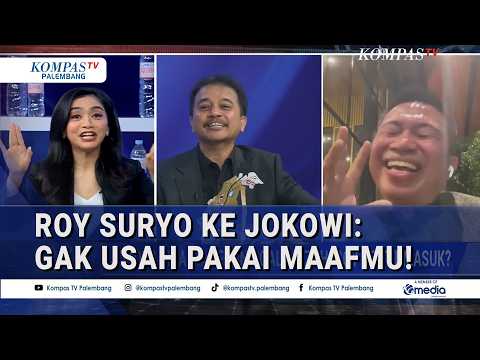 Debat Roy Suryo Vs Masdiansyah Semar soal Jokowi Bisa Maafkan soal Tudingan Ijazah Palsu