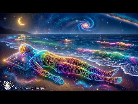 432Hz Deep Healing Sleep Music | Cosmic Ocean Waves for Full Body Relaxation and Peaceful Rest