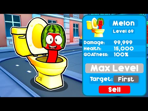 I BECAME A UNIT... in Skibidi Toilet Tower Defense