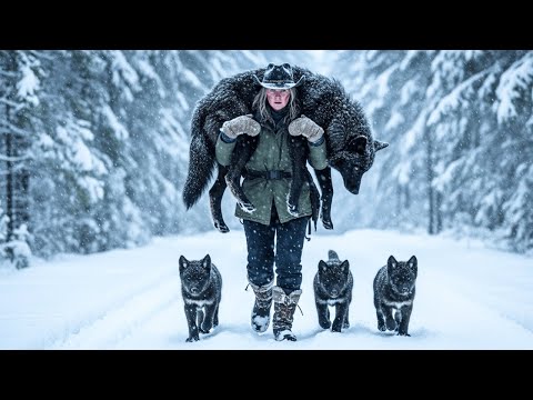 Elle trouve une meute de loups mourante… Son geste déclenche un miracle inattendu