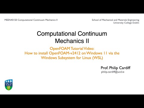 [Tutorial 0] How to install OpenFOAM-v2412 on Windows 11 via WSL
