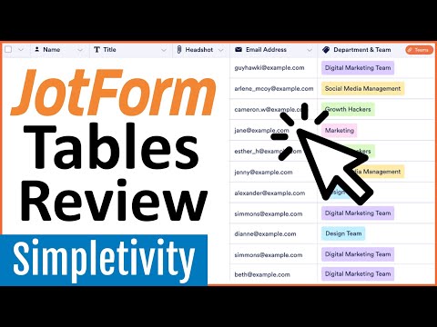 Why JotForm Tables are Better than a Spreadsheet!