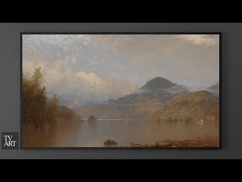 TV Art Screensaver | Vintage Art By John Frederick Kensett | 4K Slideshow | 2 Hours