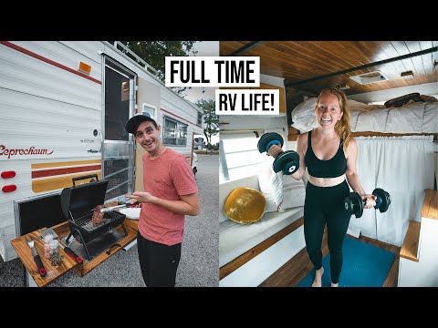 A Day in Our Life Living FULL TIME in a Vintage Camper Van! | RV Life USA