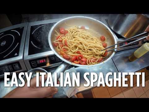 How to Make Perfect Cherry Tomato & Stracciatella Spaghetti | Chef's POV Tutorial