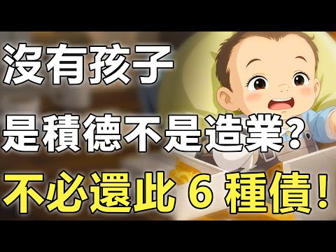 沒有孩子是積德不是造業？孟婆：來生不必還此6種債！ 【輪回|因果|佛學】
