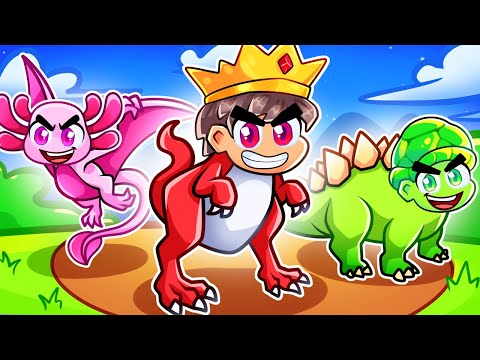 Having a DINOSAUR FAMILY In Roblox