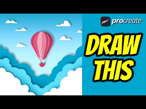 3D Balloon  - Procreate tutorial 115
