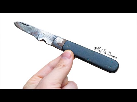 Old Pocket Knife Restoration | Knife Restoration Without Power Tools