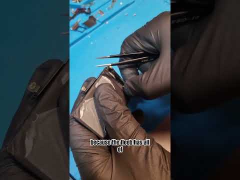 iPhone battery cell replacement on an iPhone 11 Pro #repair #refurbished #battery #rickandmorty