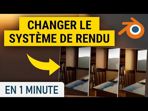 Changer de système de rendu sur Blender