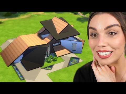I tried to build an Origami House in The Sims 4