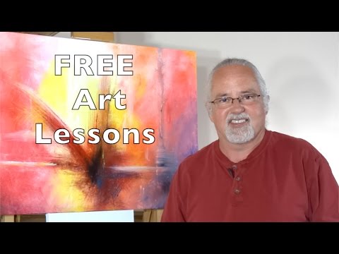 Learn to paint abstract art! ALL FREE