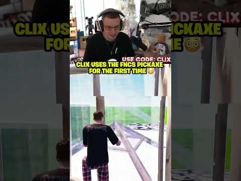 Clix USES the FNCS Pickaxe for the FIRST time ⛏️😳