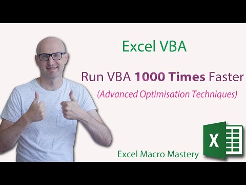 Make Your VBA Code Run 1000 Times Faster (Part 2)